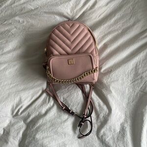 Pink Victoria Secret mini backpack